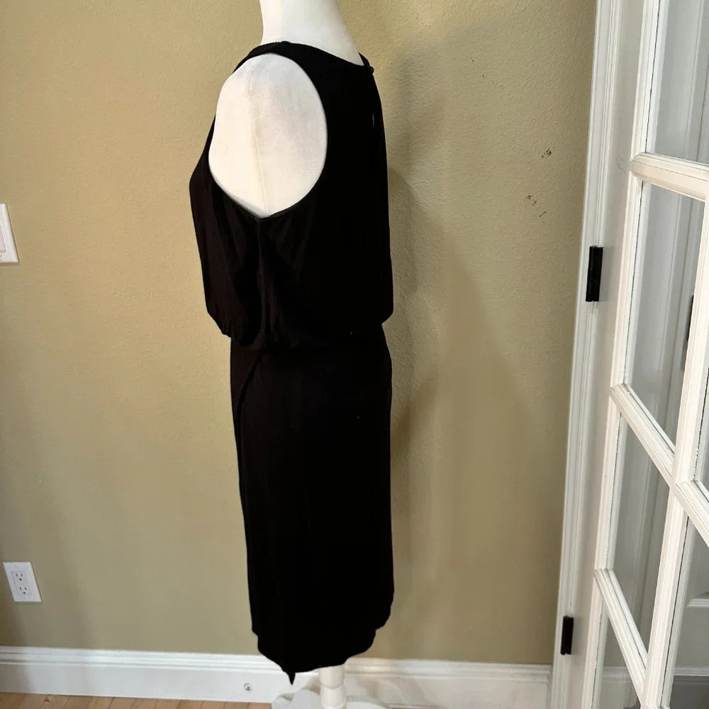 NORDSTROM Bobeau Drape Front Knit Tank Midi Dress - medium - Picture 7 of 11